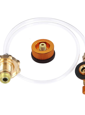 卡式长扁气罐曼普MAPP户外充气阀液化气煤气瓦斯过桥连接头转换管