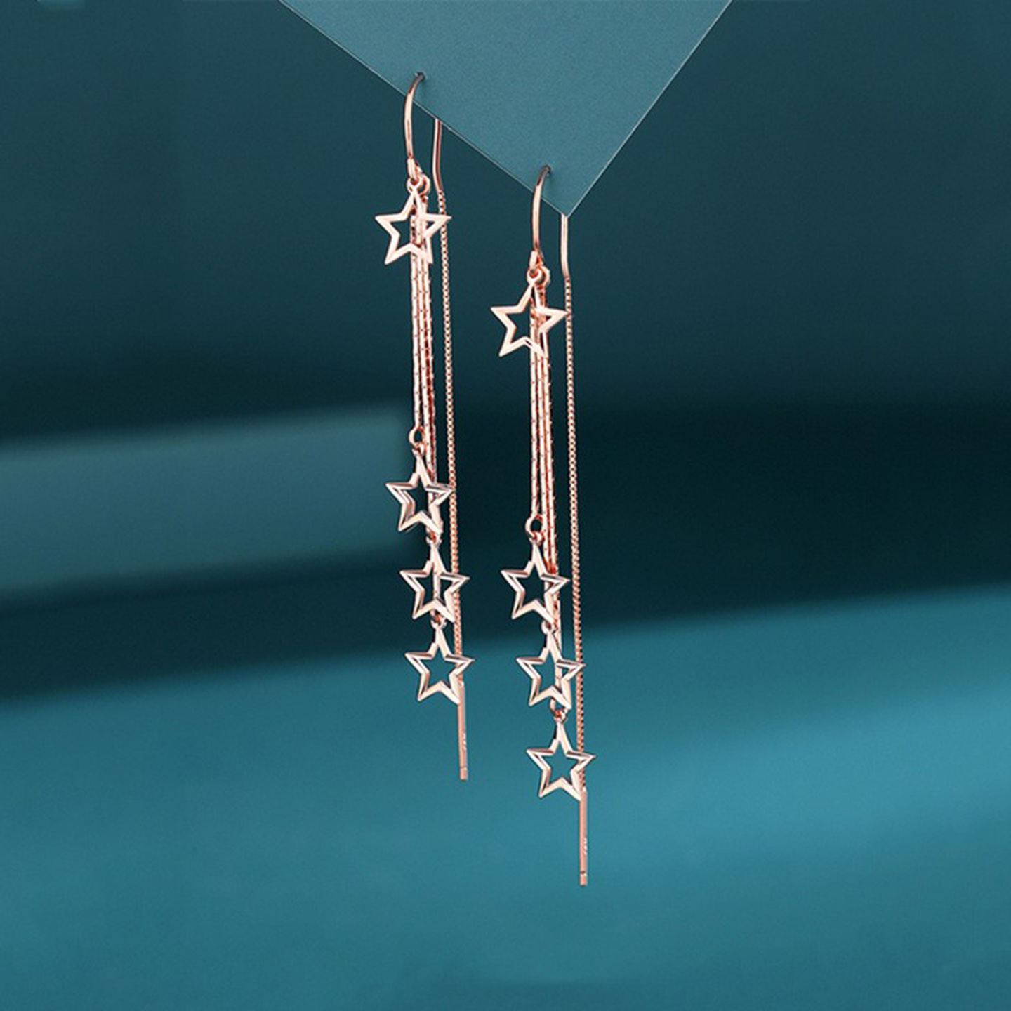 星星耳線女小眾高級感耳墜