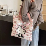 Шоппер, высококачественная вместительная и большая сумка на одно плечо, портативный тканевый мешок