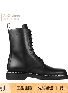 jimmy choo/周仰杰JC男鞋2026新款黑色Box小牛皮圆头系带德比靴