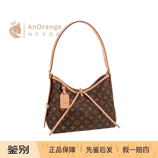Louis Vuitton/路易威登LV女包CarryAll PM老花手提单肩包M46203