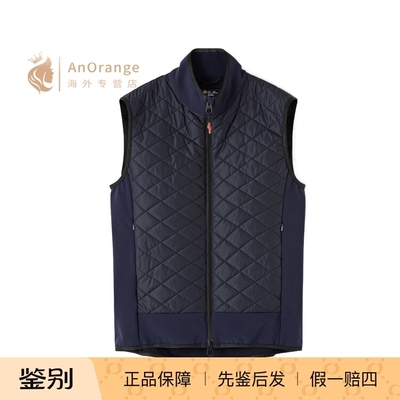 LP/诺悠翩雅菱形绗缝拉链马甲