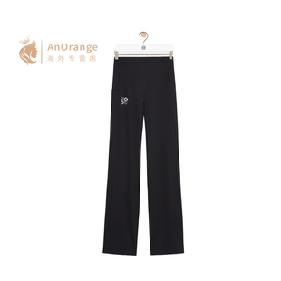 Loewe/罗意威ON联名款女装裤子平纹针织松紧腰高腰长裤2026新款