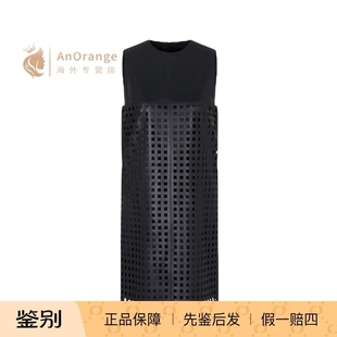 连衣裙 黑色nappa小羊皮圆领无袖 Armani阿玛尼EA女装 2026新款