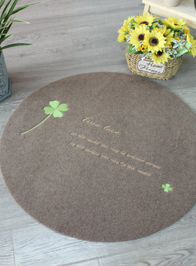 OMG！有了SNI圆形地垫，转椅再也不怕磨地板，家里瞬间变温馨！