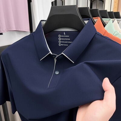 广州十三行沙河高端男装短袖polo衫夏季t恤杭州四季青品牌华南仓