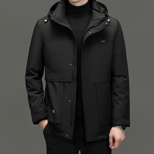 华南高档嘉兴羽绒服男款高级感进口外套秋冬品牌专柜正品深圳南油