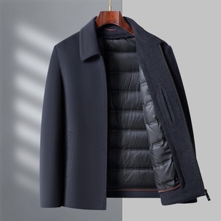 广州十三行高端男装外套夹克行政公务员羽绒服嘉兴九江杭州四季青