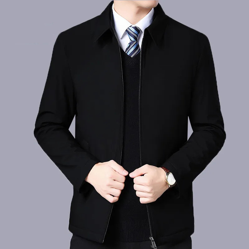 广州十三行男装沙河外套公务员干部行政高档夹克杭州四季青风衣春