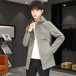 广州十三行沙河高端男装外套秋冬杭州四季青棉衣风衣中长款华南仓