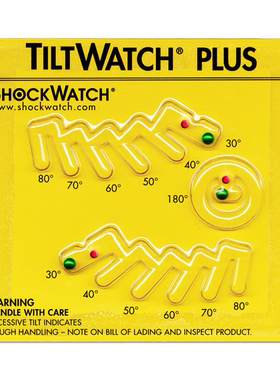 TILTWATCH PLUS防倾斜防震防损标签加强型防倾斜多角度物流标贴