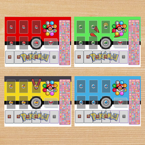 口袋宝贝大冒险卡牌垫 宝可梦对战垫 桌游牌垫桌垫卡片对战桌游垫