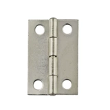 Белая никелированная мини-петля Очень маленькая петля Плоская петля Маленькая петля с 4 отверстиями Складная петля Желтая железная петля на 180 градусов