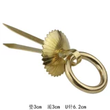 Классическая медная вытяжка кольцо китайская антикварная мебель чистая медная дверная ящик для дверей простые лекарства медная рука бесшовная твердое твердое кольцо