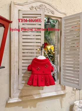 TFM新年限定款秋冬宠物狗狗衣服小型犬过年马尔济斯比熊预售