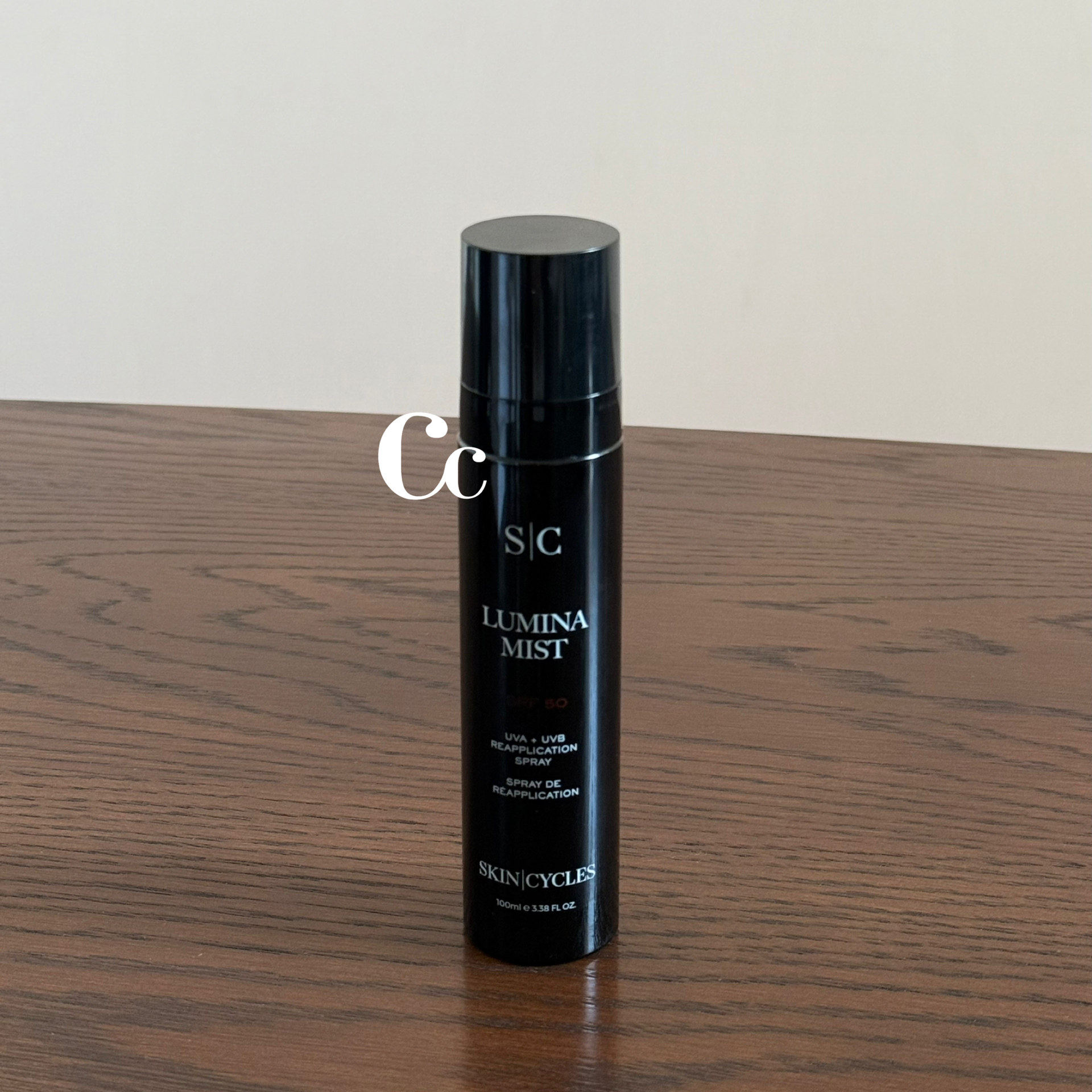 【户外补涂】英国SkinCycles超清爽冰光防晒精华喷雾 SPF50