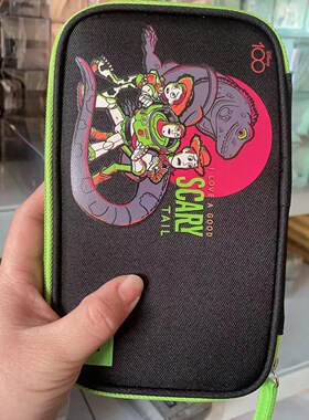 日本kokuyo国誉迪士尼万圣节笔袋PEN CASE烧饼包大容量学生用文具