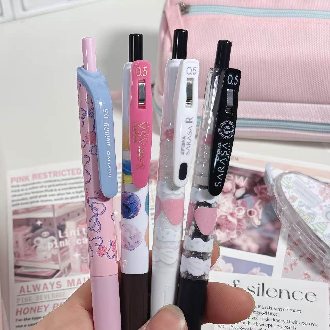 日本KOKUYO国誉加藤木斑马JJ15中性笔草莓蛋糕甜品高颜值学生用,文具电教/文化用品/商务用品,中性笔,淘宝优惠券,粉丝福利购,淘宝优惠卷