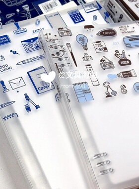 日本KOKUYO国誉Campus八孔活页本eric联名笔记本B5不易硌手可拆卸