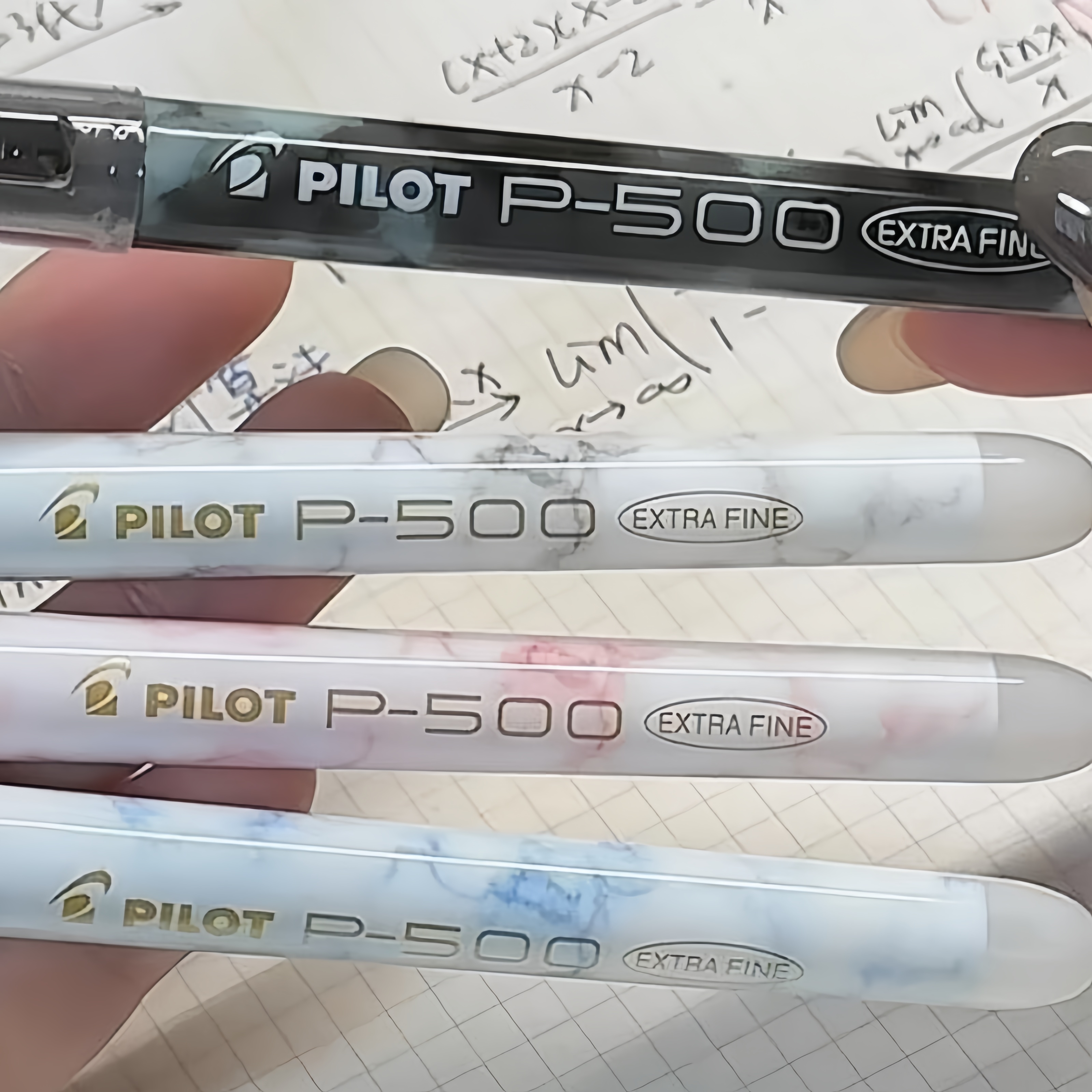 新品PILOT百乐P500金标限定针管中性笔直液式考试专用水笔签字笔