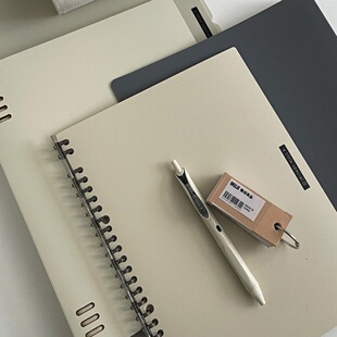 日本kokuyo国誉一米新纯活页本八孔不咯手a5可拆卸复古b5笔记本