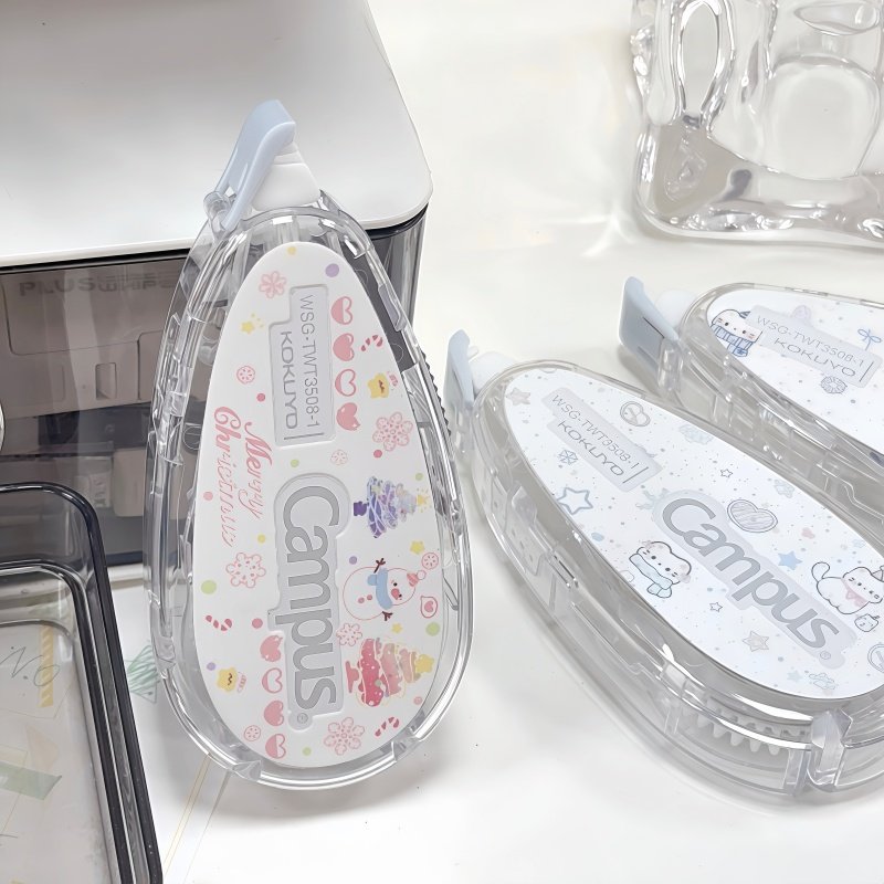 KOKUYO国誉冬日粉色圣诞修正带原纸色campus可替换芯涂改带改正带,文具电教/文化用品/商务用品,修正带,淘宝优惠券,粉丝福利购,淘宝优惠卷