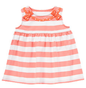 美国正品 Gymboree金宝贝  桔色条纹娃娃T恤  现货4T/3T/2T/18-24
