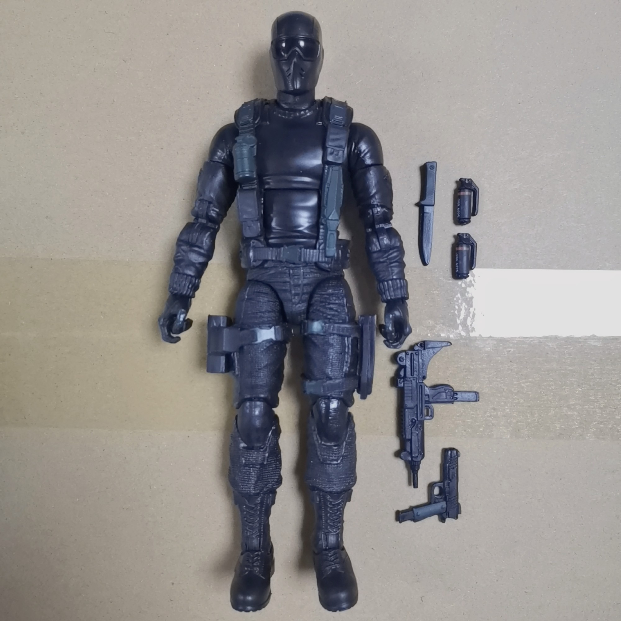 i.joe 特种部队 面具人 蛇眼 6寸挂卡限定人偶