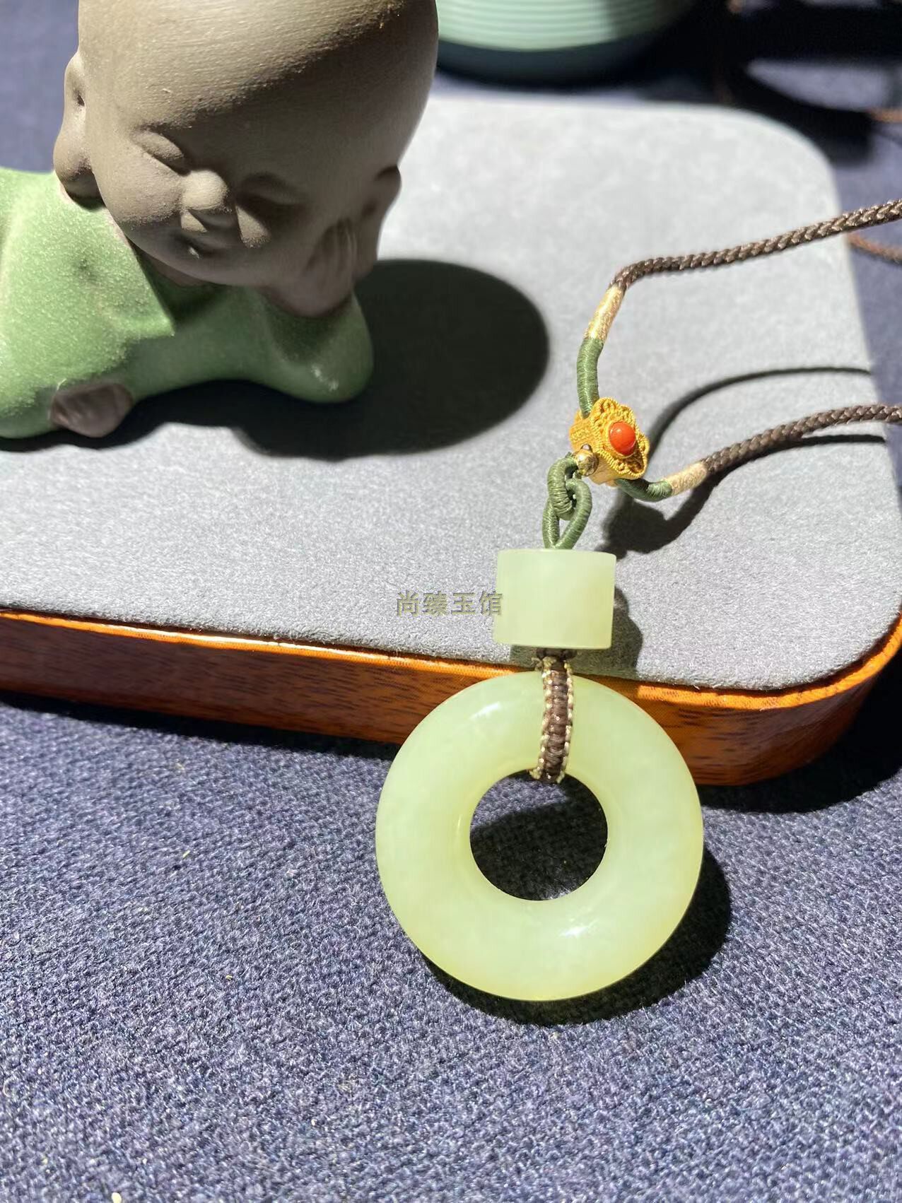 尚太严选   天然和田玉平安扣