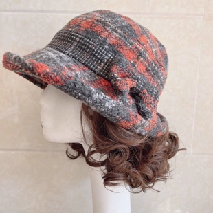 帽子假发一体秋冬季 中老年妈妈洋气短卷发全头套假发帽 假发女时尚