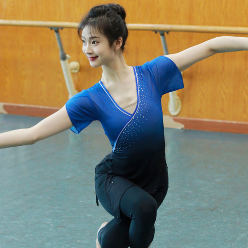 古典舞纱衣练功服北舞技巧女纱衣