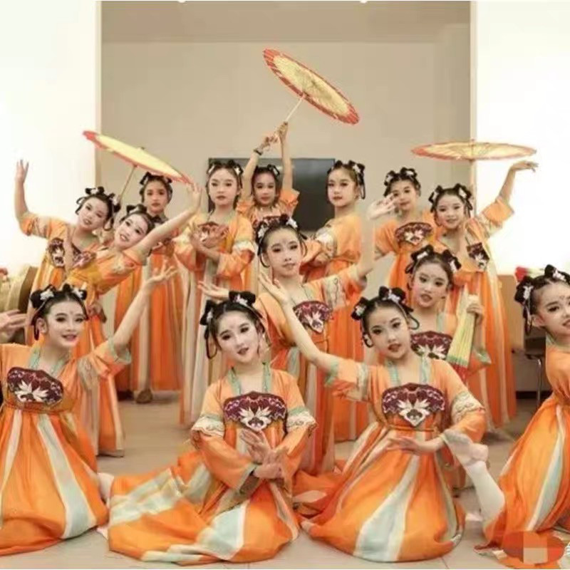 蝶舞飞扬同款六一儿童演出服醉春风戏蝶表演服古典舞蹈服蝴蝶道具图片