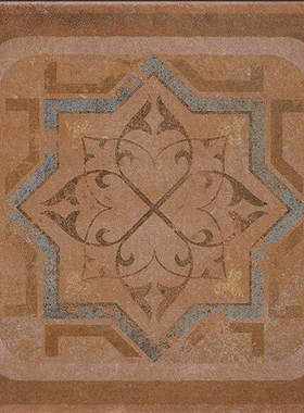 诺贝尔瓷砖54980S1规格450*450诺贝尔磁砖塞尚印象复古砖花角