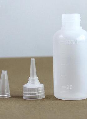 加厚点胶瓶 尖嘴瓶胶水瓶塑料瓶滴胶壶小油壶100ml食品级