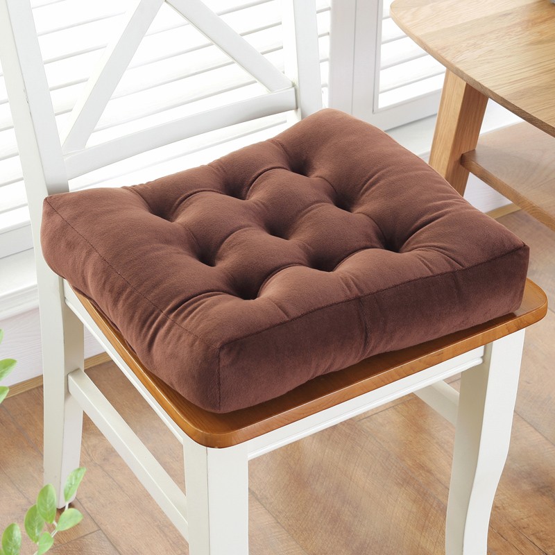 加厚毛绒椅垫椅子垫简约现代