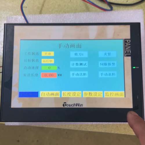 信捷触摸屏TG765-WX，正常拆机，成色如图，功能包好，实