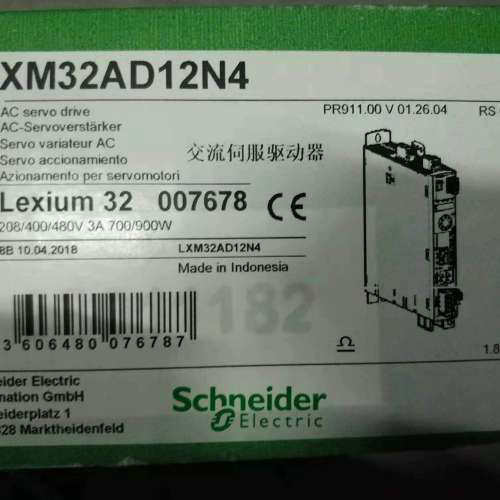 Schneider伺服驱动器LXM32MD30M2 LXM32MD18M2
