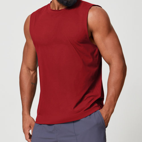 2026 summer sleeveless shirt for men fitness gym sport vest