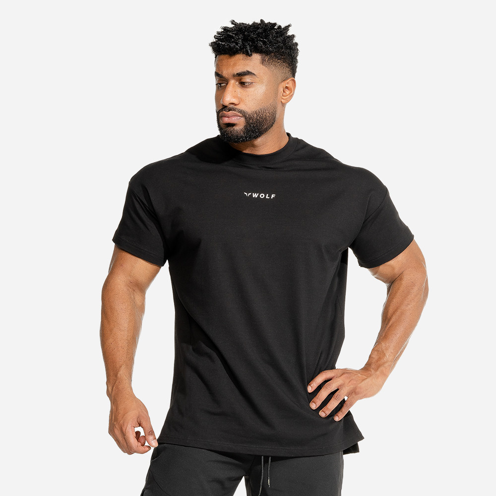 2022 summer sport loose t-shirt for men gym workout tee tops