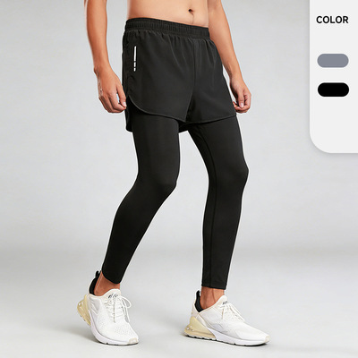 Men's quick drying clothes gym fitness running sports pants