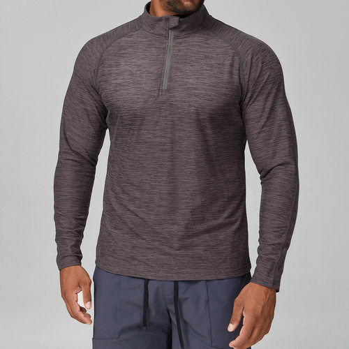 Sports men's sleeved running basketball quick drying T-shirt