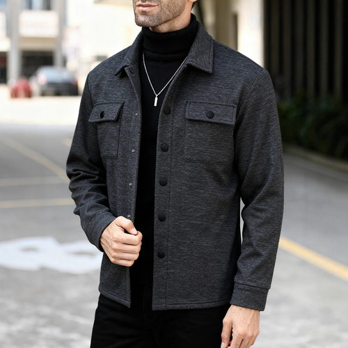 2026 autumn thick coat for men casual single-breasted Jacket