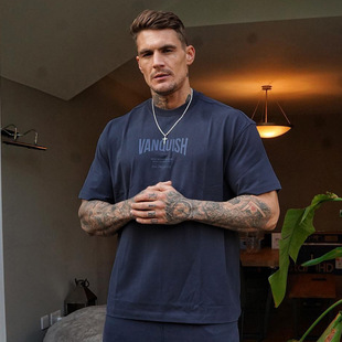 athletic t-shirt for men cotton high quality sport gym tops