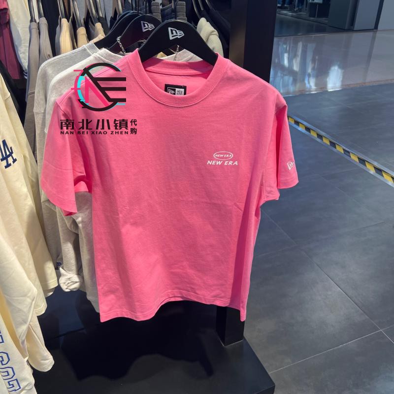New Era纽亦华专柜正品2025款情侣潮流NY印花圆领短袖T恤14529222