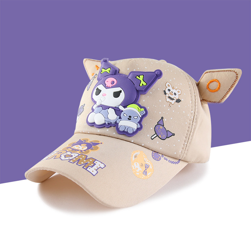 儿童帽子春秋新款女童鸭舌帽宝宝遮阳防晒帽韩版卡通库洛米棒球帽,童装/婴儿装/亲子装,帽子,淘宝优惠券,粉丝福利购,淘宝优惠卷