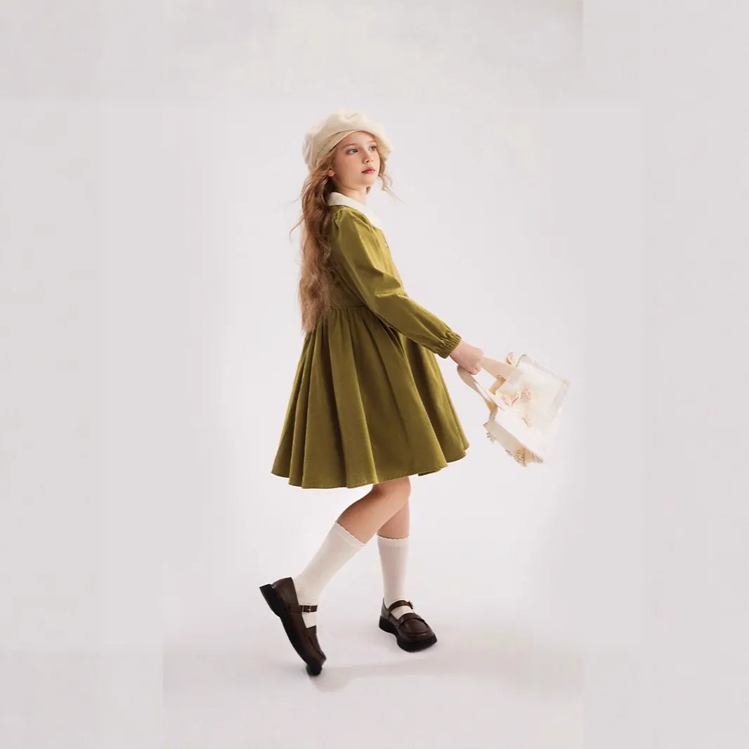 【特价】女大童连衣裙秋装新款长袖洋气儿童裙子公主裙韩版春秋季