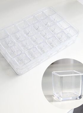 多肉植物颗粒培组合套装透明方盒