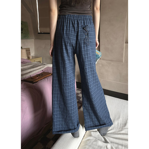 jmwomen松弛感直筒阔腿休闲裤