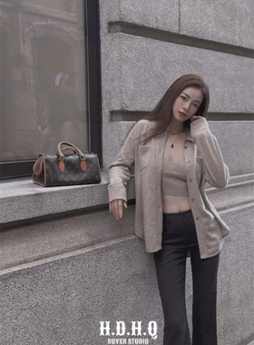 H.D.H.Q【Buyer series】买手系列- enndou 100%纯羊绒针织衬衫