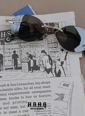 H.D.H.Q【Buyer series】买手系列-OG无框椭圆墨镜